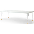  Color_White -- Meridian Bethany Dining Table IMAGE 1