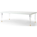  Color_White -- Meridian Bethany Dining Table IMAGE 1