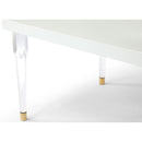  Color_White -- Meridian Bethany Dining Table IMAGE 5