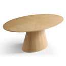  Meridian Gavin 72" Natural Oak Veneer Dining Table IMAGE 1