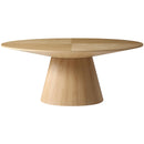  Meridian Gavin 72" Natural Oak Veneer Dining Table IMAGE 4
