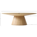  Meridian Gavin 72" Natural Oak Veneer Dining Table IMAGE 6