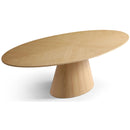 Meridian Gavin 90" Natural Oak Veneer Dining Table IMAGE 1