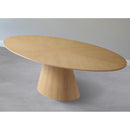  Meridian Gavin 90" Natural Oak Veneer Dining Table IMAGE 2