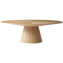  Meridian Gavin 90" Natural Oak Veneer Dining Table IMAGE 4
