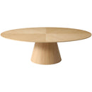 Meridian Gavin 90" Natural Oak Veneer Dining Table IMAGE 6