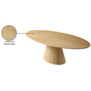  Meridian Gavin 90" Natural Oak Veneer Dining Table IMAGE 9