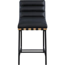  Color_Black -- Meridian Burke Counter Height Stool IMAGE 3