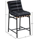  Color_Black -- Meridian Burke Counter Height Stool IMAGE 7