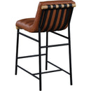  Color_Cognac -- Burke Cognac Boucle Fabric Upholstered Counter Stool IMAGE 4