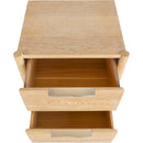  Meridian Oakwood White Oak Wood Nightstand IMAGE 14