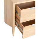  Meridian Oakwood White Oak Wood Nightstand IMAGE 17