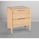  Meridian Oakwood White Oak Wood Nightstand IMAGE 4
