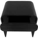  Meridian Cresthill Black Oak Wood Nightstand IMAGE 10