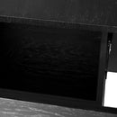  Meridian Cresthill Black Oak Wood Nightstand IMAGE 12