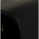  Meridian Cresthill Black Oak Wood Nightstand IMAGE 14