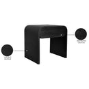  Meridian Cresthill Black Oak Wood Nightstand IMAGE 17