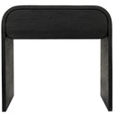  Meridian Cresthill Black Oak Wood Nightstand IMAGE 3