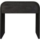  Meridian Cresthill Black Oak Wood Nightstand IMAGE 4