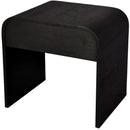  Meridian Cresthill Black Oak Wood Nightstand IMAGE 5