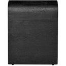  Meridian Cresthill Black Oak Wood Nightstand IMAGE 6