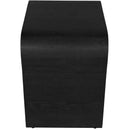  Meridian Cresthill Black Oak Wood Nightstand IMAGE 8