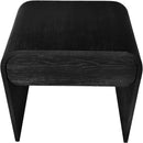  Meridian Cresthill Black Oak Wood Nightstand IMAGE 9