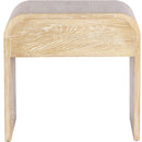  Meridian Cresthill White Oak Wood Nightstand IMAGE 4