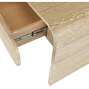  Meridian Cresthill White Oak Wood Nightstand IMAGE 8