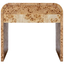  Meridian Cresthill Natural Burl Wood Nightstand IMAGE 5