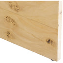  Meridian Cresthill Natural Burl Wood Nightstand IMAGE 9