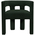  Color_Green -- Athena Green Boucle Fabric Upholstered Accent / Dining Chair IMAGE 1