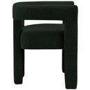  Color_Green -- Athena Green Boucle Fabric Upholstered Accent / Dining Chair IMAGE 4