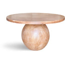  Meridian Halton 52" Natural Acacia Wood Dining Table IMAGE 1