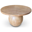  Meridian Halton 52" Natural Acacia Wood Dining Table IMAGE 3