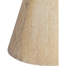  Meridian Linette 52" White Oak Wood Dining Table IMAGE 11