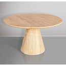  Meridian Linette 52" White Oak Wood Dining Table IMAGE 2