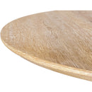  Meridian Linette 52" White Oak Wood Dining Table IMAGE 6