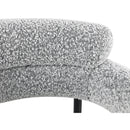  Color_Grey -- Blake Grey Boucle Fabric Upholstered Dining Chair IMAGE 6