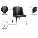  Color_Black -- Meridian Jagger Dining Chair IMAGE 9