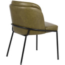  Color_Olive -- Jagger Olive Vegan Leather Upholstered Dining Chair IMAGE 7