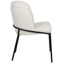 Color_White -- Jagger White Vegan Leather Upholstered Dining Chair IMAGE 5
