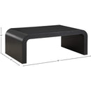  Meridian Artisto Black Ash Veneer Coffee Table IMAGE 8