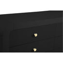  Color_Black -- Meridian Artisto 6 Drawer Dresser IMAGE 16