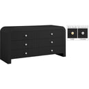  Color_Black -- Meridian Artisto 6 Drawer Dresser IMAGE 2