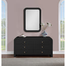  Color_Black -- Meridian Artisto 6 Drawer Dresser IMAGE 3