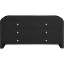  Color_Black -- Meridian Artisto 6 Drawer Dresser IMAGE 6