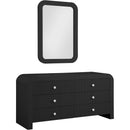  Color_Black -- Meridian Artisto 6 Drawer Dresser IMAGE 8