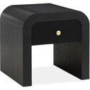  Meridian Artisto Black Ash Veneer End / Side Table IMAGE 1