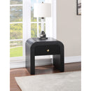  Meridian Artisto Black Ash Veneer End / Side Table IMAGE 3